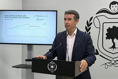 El Vendrell arriba al 56% de recollida selectiva i preveu bonificar la taxa de residus. Ajuntament del Vendrell
